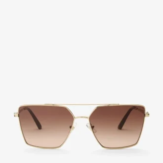 Gafas de sol cuadradas Joss en oro pálido