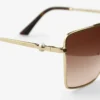Gafas de sol cuadradas Joss en oro pálido Gafas de sol cuadradas Joss en oro pálido