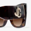 Gafas de sol cuadradas Juliana en marrón habana Gafas de sol cuadradas Juliana en marrón habana