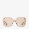 Gafas de sol cuadradas transparentes Pati en color tostado Gafas de sol cuadradas transparentes Pati en color tostado