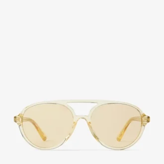 Gafas de sol de aviador Vira en amarillo transparente