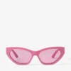 Gafas de sol de ojo de gato Leyla en rosa caramelo Gafas de sol de ojo de gato Leyla en rosa caramelo