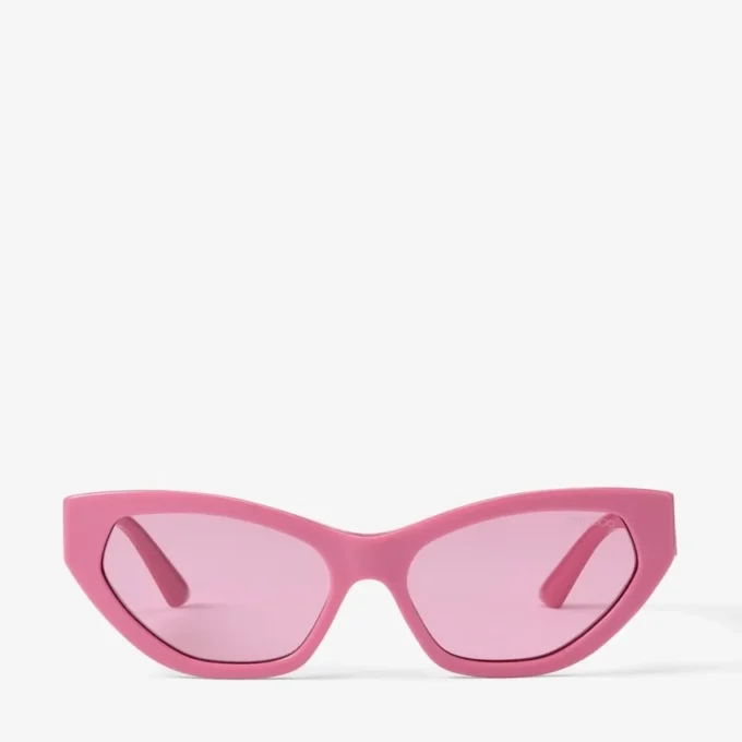 Gafas de sol de ojo de gato Leyla en rosa caramelo Gafas de sol de ojo de gato Leyla en rosa caramelo