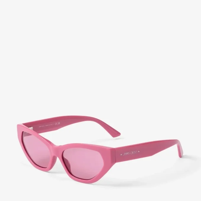 Gafas de sol de ojo de gato Leyla en rosa caramelo Gafas de sol de ojo de gato Leyla en rosa caramelo