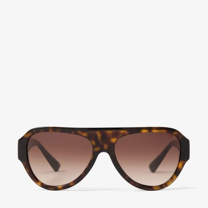 Gafas de sol Eira marrón habana estilo aviador Gafas de sol Eira marrón habana estilo aviador