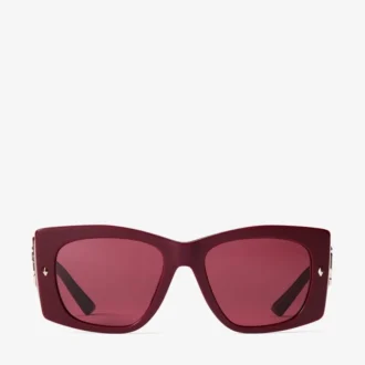 Gafas de sol Gabi con mariposa en color arándano y violeta oscuro