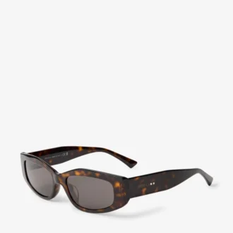 Gafas de sol geométricas Uma en marrón oscuro Havana