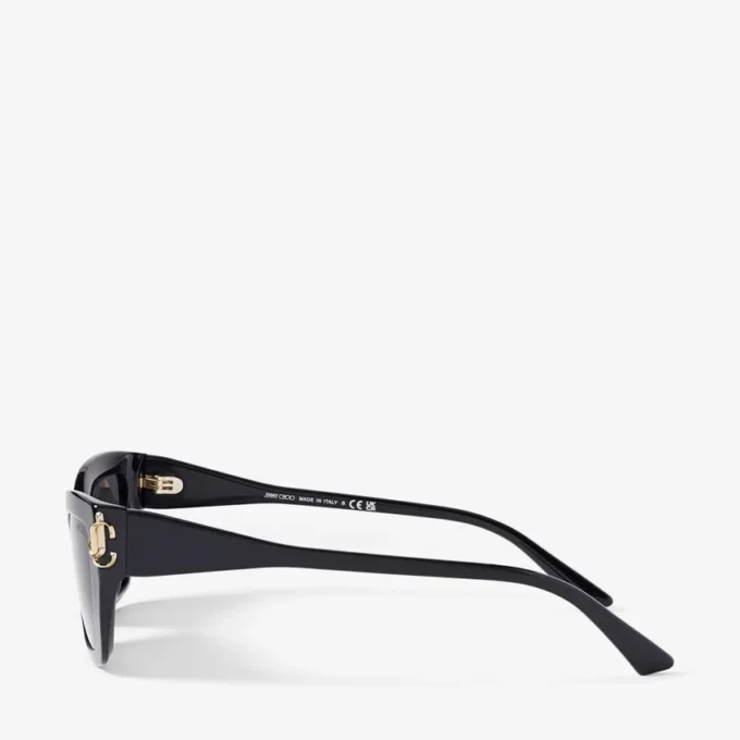 Gafas de sol Isla de ojo de gato en negro Gafas de sol Isla de ojo de gato en negro