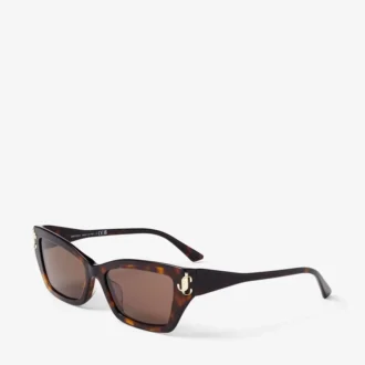 Gafas de sol Isla marrón habana con montura de ojo de gato