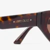 Gafas de sol Leyla marrón habana con forma de ojo de gato Gafas de sol Leyla marrón habana con forma de ojo de gato