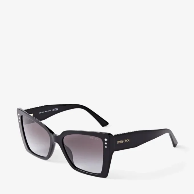 Gafas de sol Lorea con montura de mariposa negra Gafas de sol Lorea con montura de mariposa negra
