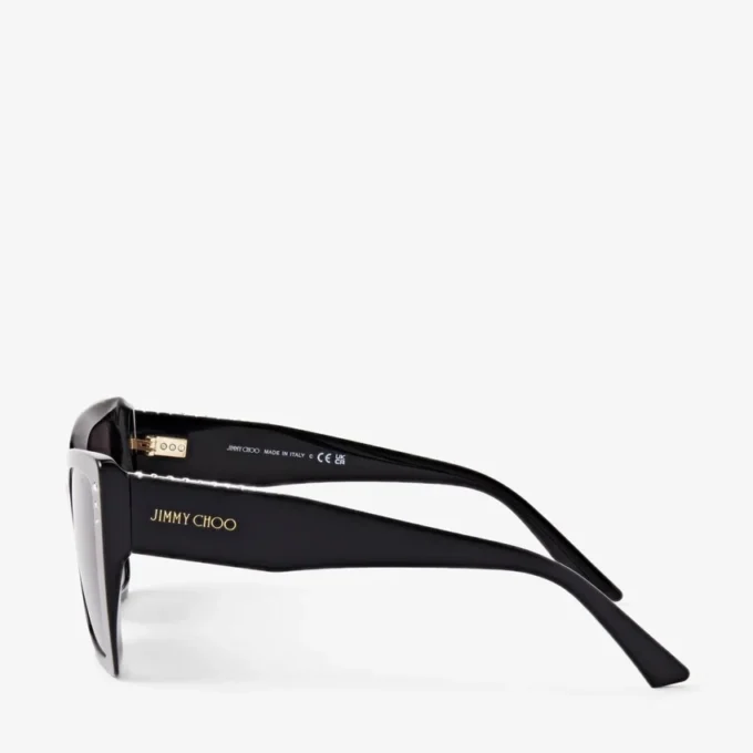 Gafas de sol Lorea con montura de mariposa negra Gafas de sol Lorea con montura de mariposa negra