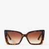 Gafas de sol Lorea con montura mariposa en marrón habana Gafas de sol Lorea con montura mariposa en marrón habana