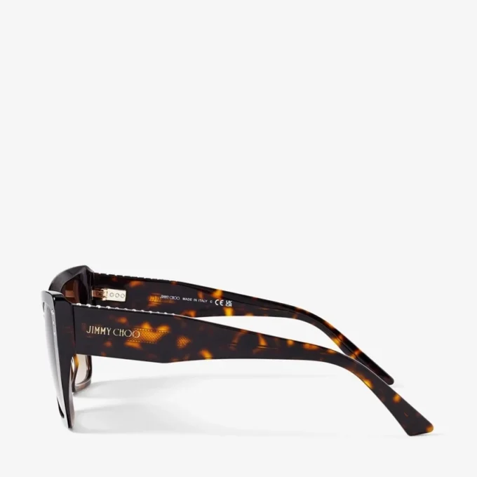 Gafas de sol Lorea con montura mariposa en marrón habana Gafas de sol Lorea con montura mariposa en marrón habana