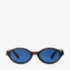 Gafas de sol Marais de acetato ovaladas en color habana y azul Gafas de sol Marais de acetato ovaladas en color habana y azul