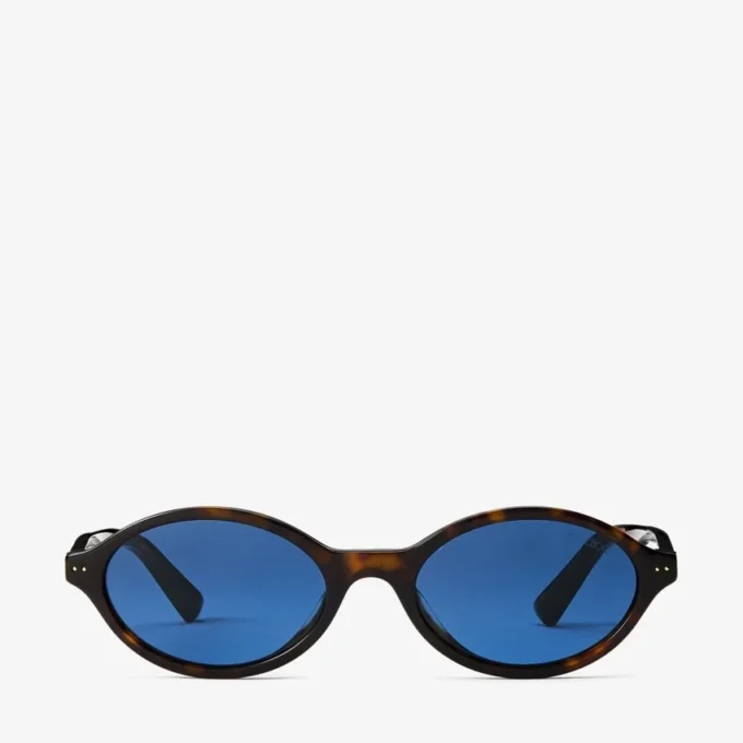 Gafas de sol Marais de acetato ovaladas en color habana y azul Gafas de sol Marais de acetato ovaladas en color habana y azul