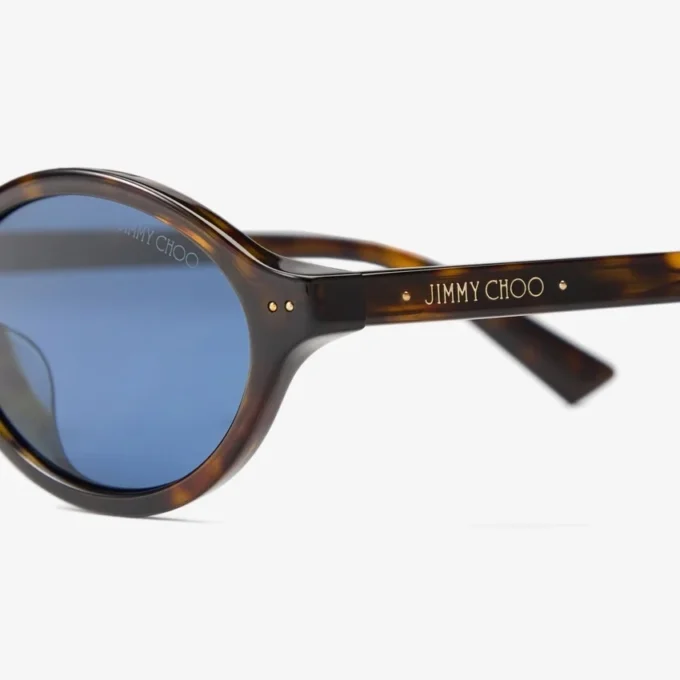 Gafas de sol Marais de acetato ovaladas en color habana y azul Gafas de sol Marais de acetato ovaladas en color habana y azul
