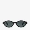Gafas de sol Marais de acetato ovaladas en negro y gris Gafas de sol Marais de acetato ovaladas en negro y gris