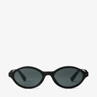 Gafas de sol Marais de acetato ovaladas en negro y gris