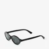 Gafas de sol Marais de acetato ovaladas en negro y gris Gafas de sol Marais de acetato ovaladas en negro y gris