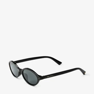 Gafas de sol Marais de acetato ovaladas en negro y gris