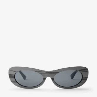 Gafas de sol ovaladas a rayas de Danny Black