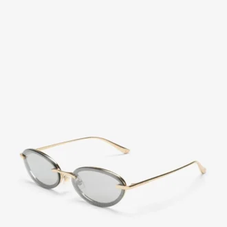Gafas de sol ovaladas Zina en oro pálido