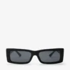 Gafas de sol rectangulares Lennon en negro