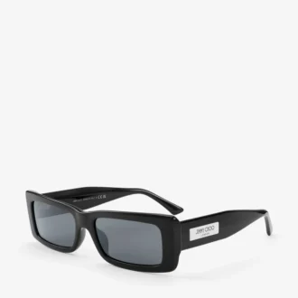 Gafas de sol rectangulares Lennon en negro