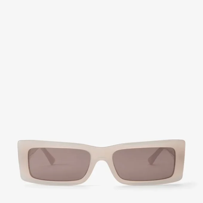 Gafas de sol rectangulares Lennon Opal Taupe