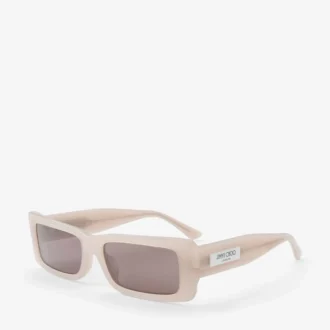 Gafas de sol rectangulares Lennon Opal Taupe