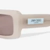 Gafas de sol rectangulares Lennon Opal Taupe