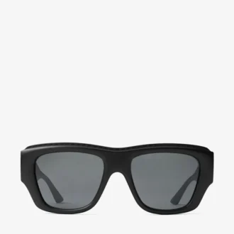 Gafas de sol rectangulares Yani en negro mate