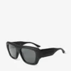 Gafas de sol rectangulares Yani en negro mate