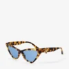 Gafas de sol Sol amarillas de estilo ojo de gato Gafas de sol Sol amarillas de estilo ojo de gato