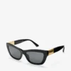 Gafas de sol Solene Cat Eye en negro habana