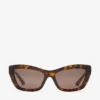 Gafas de sol Solene marrón habana con montura ojo de gato