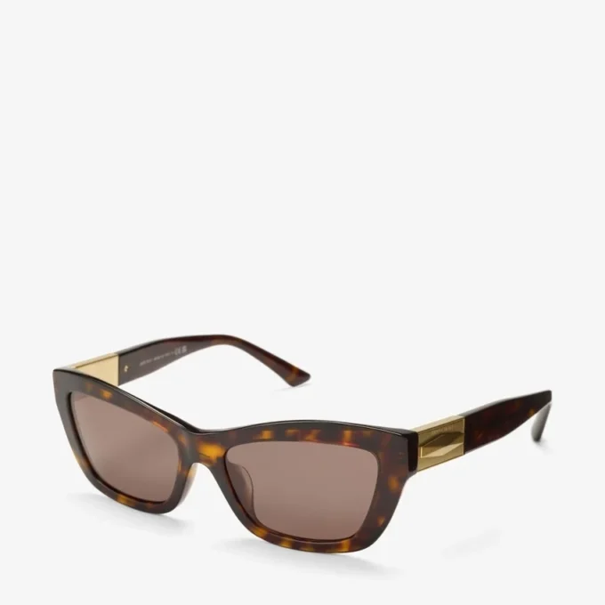 Gafas de sol Solene marrón habana con montura ojo de gato