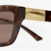 Gafas de sol Solene marrón habana con montura ojo de gato