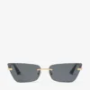 Gafas de sol Soraya de ojo de gato en oro pálido