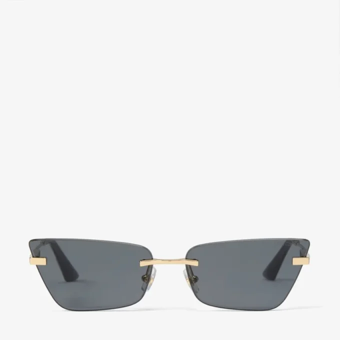 Gafas de sol Soraya de ojo de gato en oro pálido