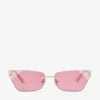 Gafas de sol Soraya de ojo de gato en oro pálido