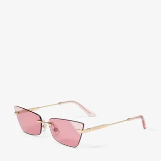 Gafas de sol Soraya de ojo de gato en oro pálido Gafas de sol Soraya de ojo de gato en oro pálido