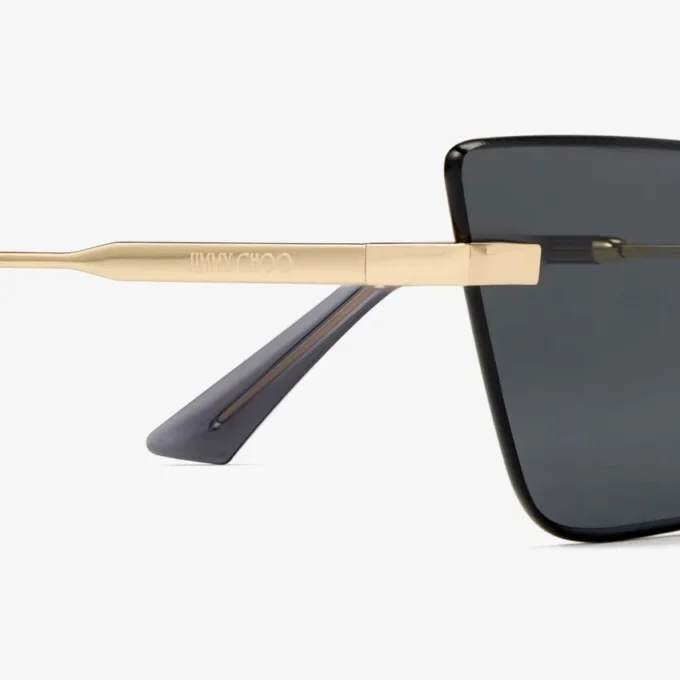 Gafas de sol Soraya de ojo de gato en oro pálido