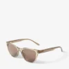 Gafas de sol Trace marrones transparentes con montura Pantos Gafas de sol Trace marrones transparentes con montura Pantos