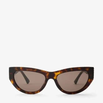 Gafas de sol Vale marrón habana con forma de ojo de gato