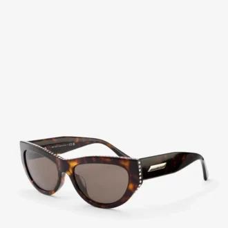 Gafas de sol Vale marrón habana con forma de ojo de gato