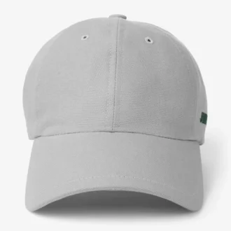 Gorra de béisbol de algodón gris y verde británico con el logotipo de jimmy choo