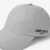 Gorra de béisbol de algodón gris y verde británico con el logotipo de jimmy choo Gorra de béisbol de algodón gris y verde británico con el logotipo de jimmy choo