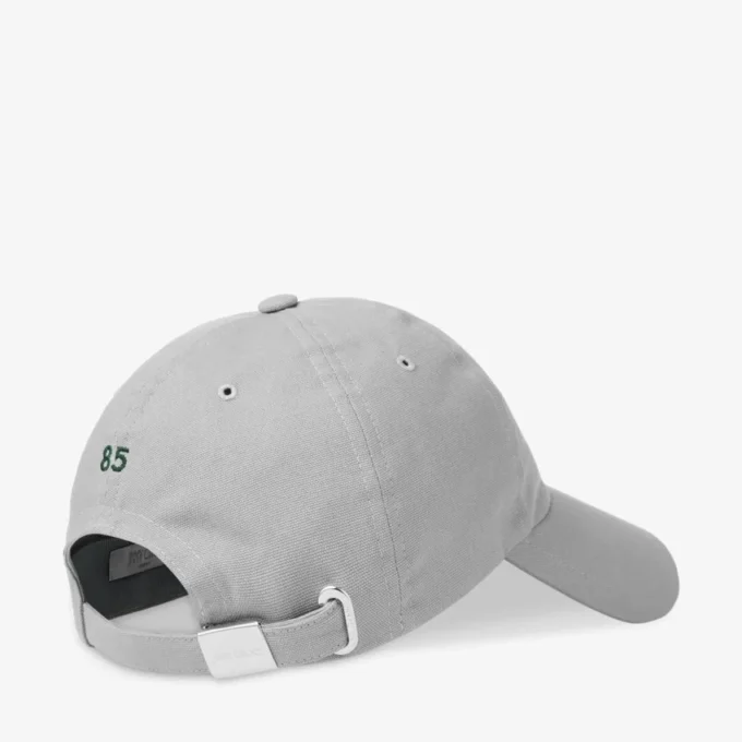 Gorra de béisbol de algodón gris y verde británico con el logotipo de jimmy choo Gorra de béisbol de algodón gris y verde británico con el logotipo de jimmy choo